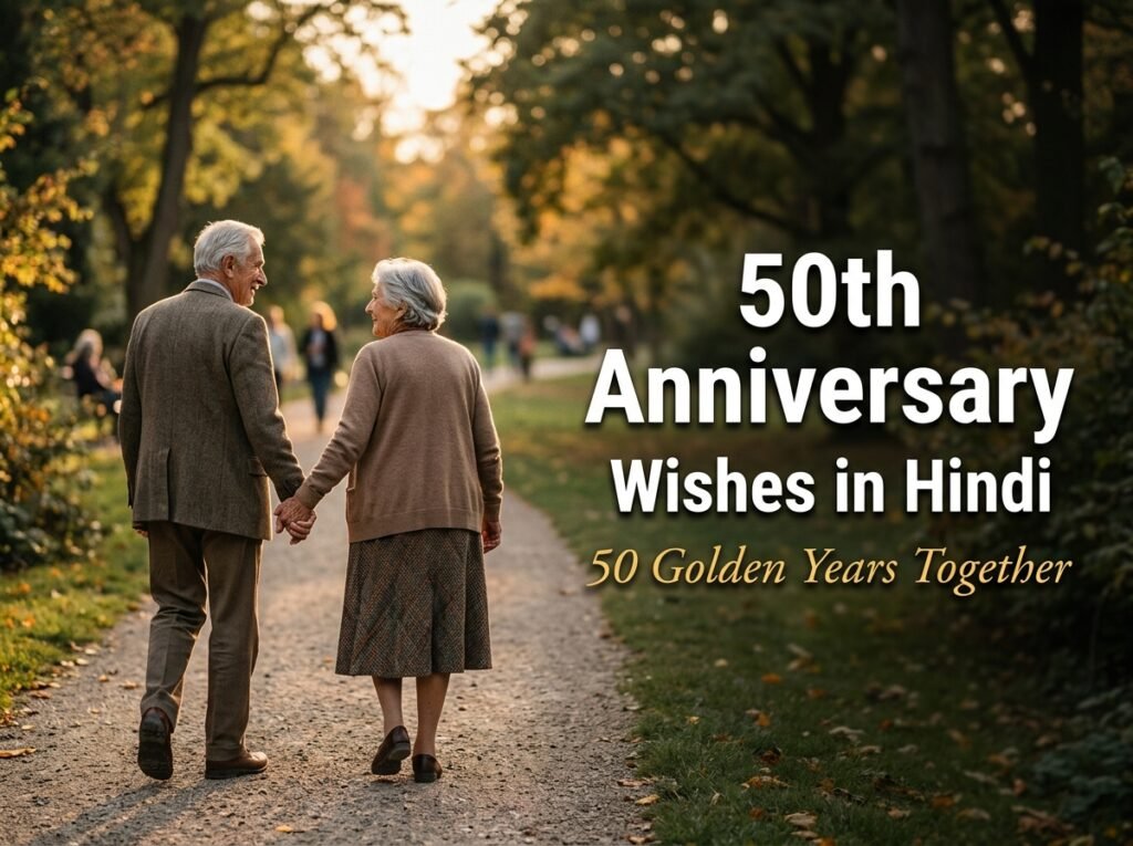 50th Anniversary Wishes in Hindi 