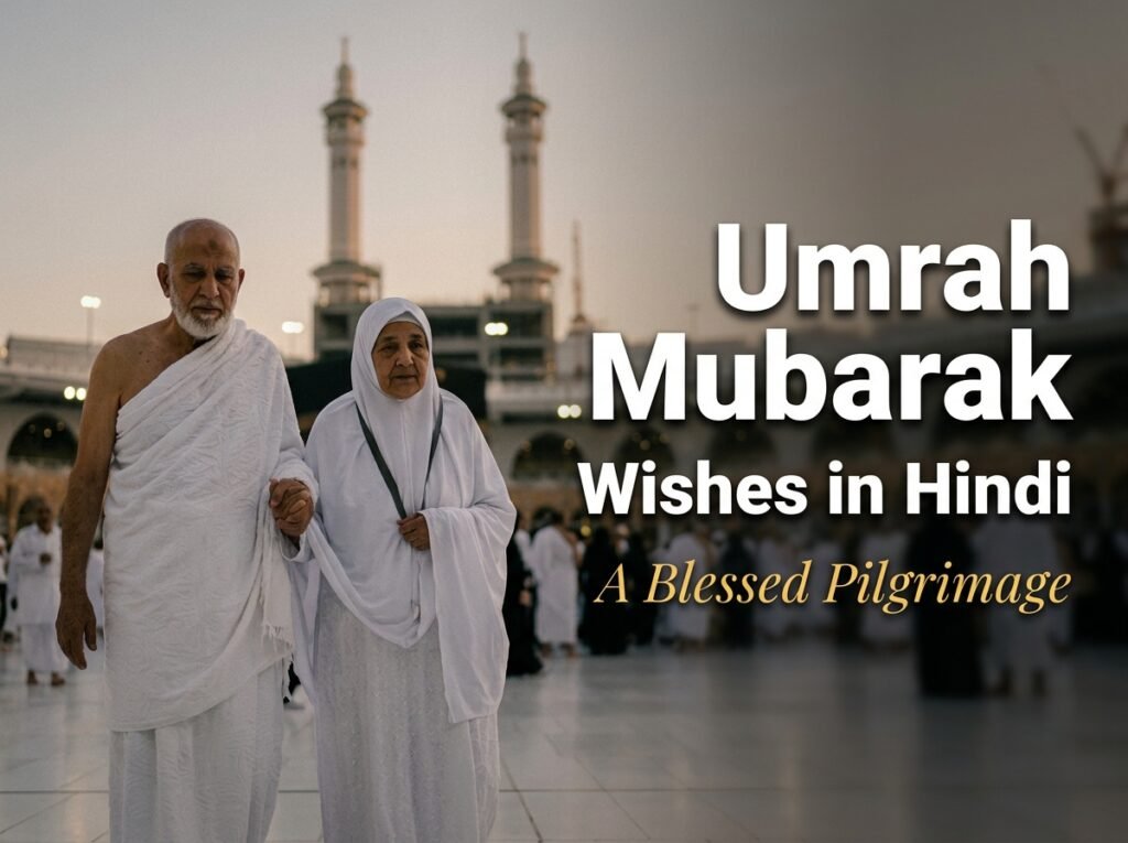 Umrah Mubarak Wishes in Hindi